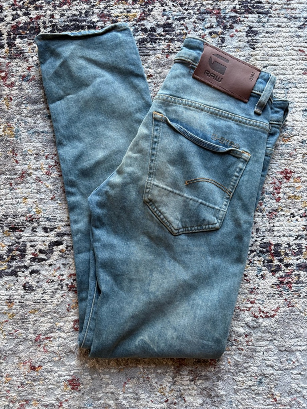 G-Star Slim Straight Jeans Light Wash